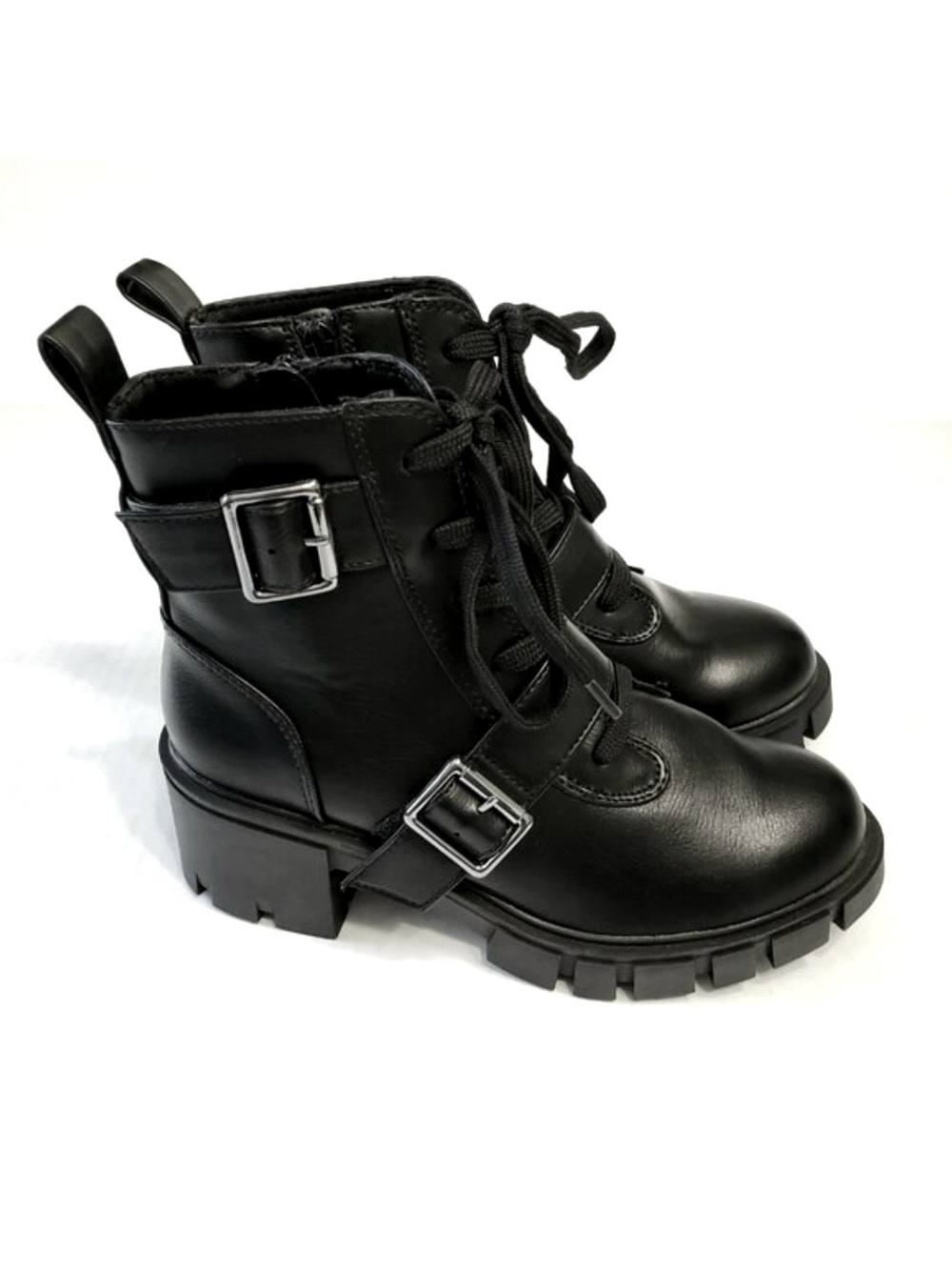 Seychelles Harley WIDE WIDTH Buckle Chunky Lug Sole Boots